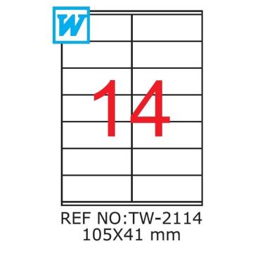 Etichete A4 , 105 x 41mm , TW 2114 1198