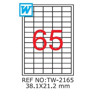 Etichete A4 , 38,1 x 21,2mm , TW 2165 1203