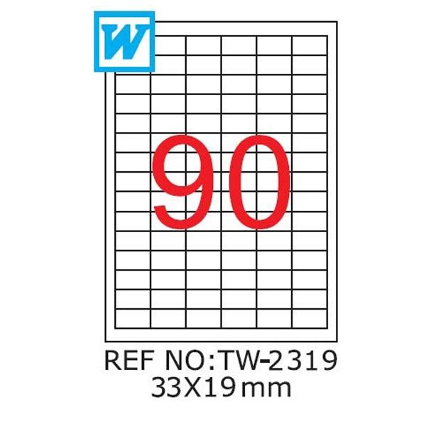 Etichete A4 , 33 x 19mm , TW 2319 1210